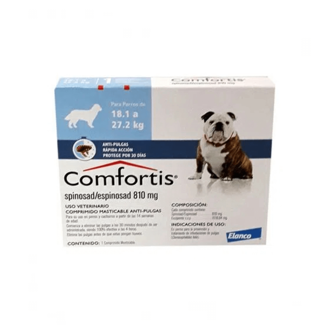 Comfortis Comfortis Pastilla Antipulgas Perro (Spinosad) 18 A 27 Kg