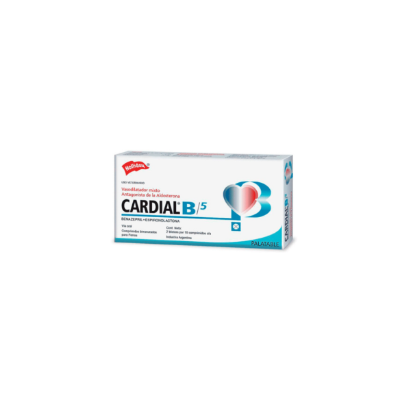 Cardial B 5Mg 20 Comprimidos