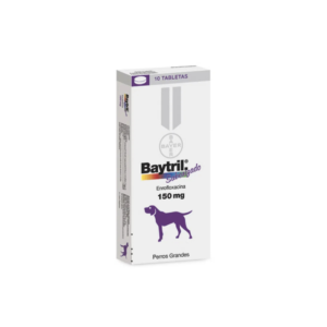 Baytril Saborizado 150 Mg 10 Comprimidos