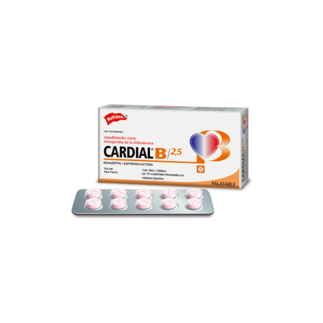 Cardial B 2,5mg x 20 Comprimidos
