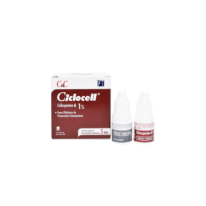 CICLOCELL 1 % 50 mg x 5 ml