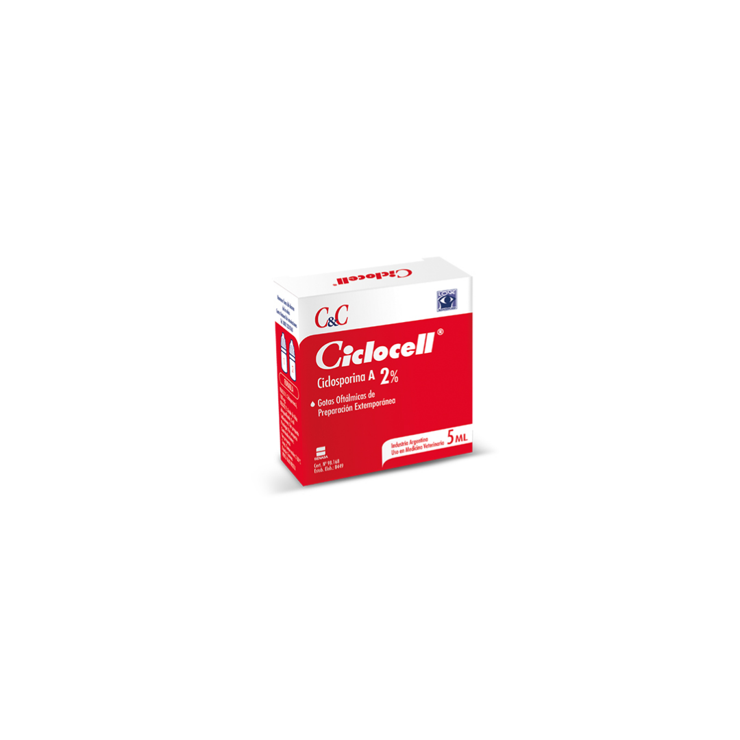 Ciclocell 2% 100mg x 5ml