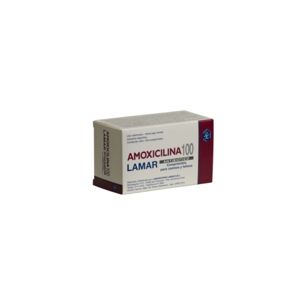 Amoxicilina 100mg x 100 Comprimidos